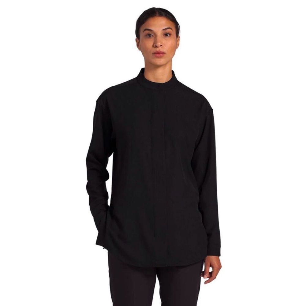 The North Face Explore City Bd Long Sleeve Shirt Black - Women Medium